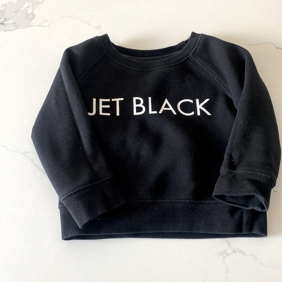 ⚫️ brunette the label ⚫️ ‘jet black’ sweatshirt - Picture 1 of 2
